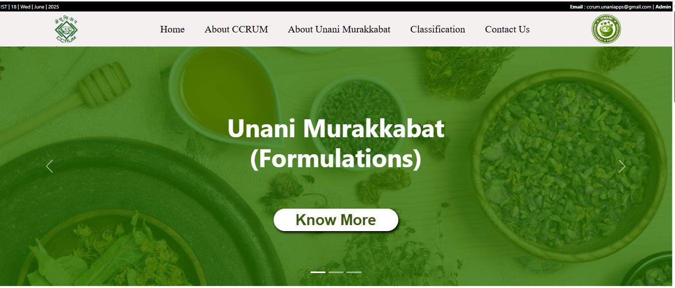 Unani Murakkabat Web & Mobile Application